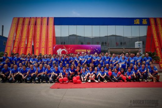 Auger Torque celebrate 10-year anniversary of manufacturing facility in China